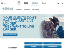 Tablet Screenshot of douglaslabs.ca